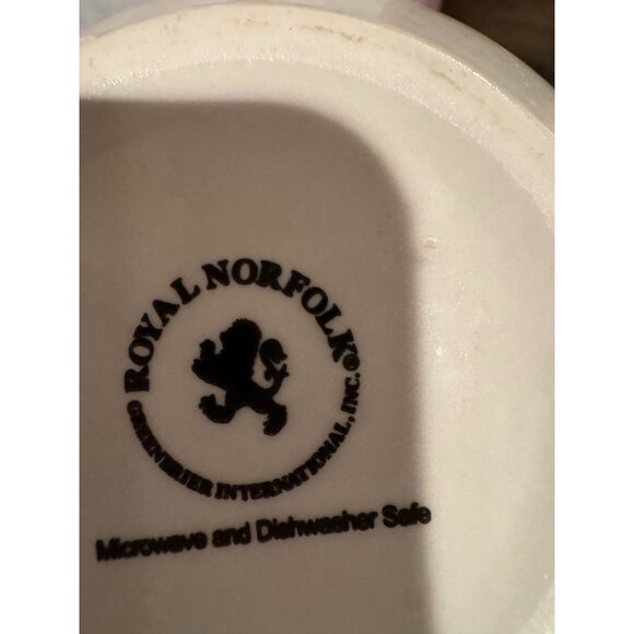 Set of 2 Royal Norfolk Lemon Bowls – Vibrant Citrus Design - Picture 6 of 7